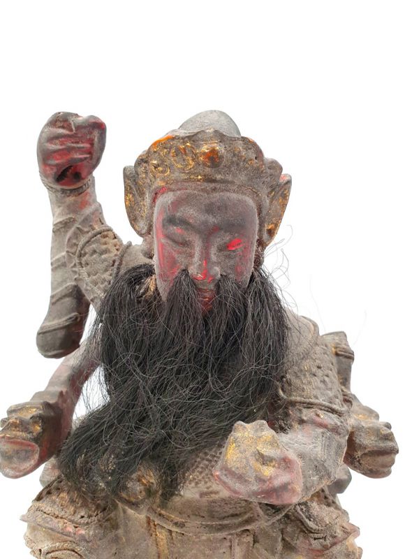 alte Reproduktion - Große Chinesische Votivstatue - Tudigong 2