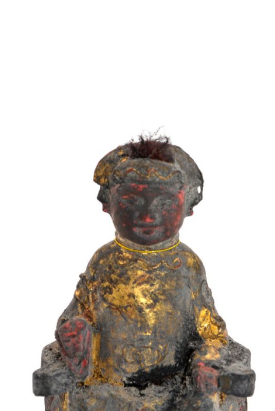 alte Reproduktion - Kleine Chinesische Votivstatue - Chinesischer Edel 2