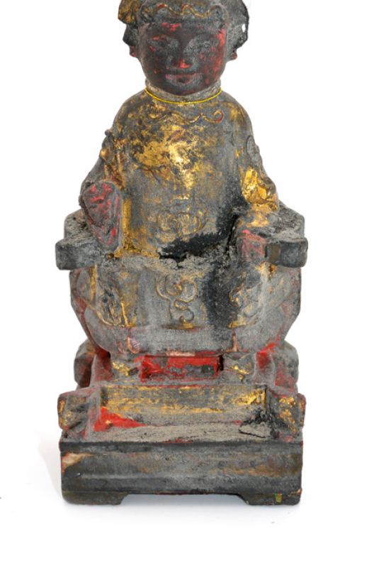 alte Reproduktion - Kleine Chinesische Votivstatue - Chinesischer Edel 3