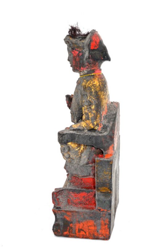 alte Reproduktion - Kleine Chinesische Votivstatue - Chinesischer Edel 4