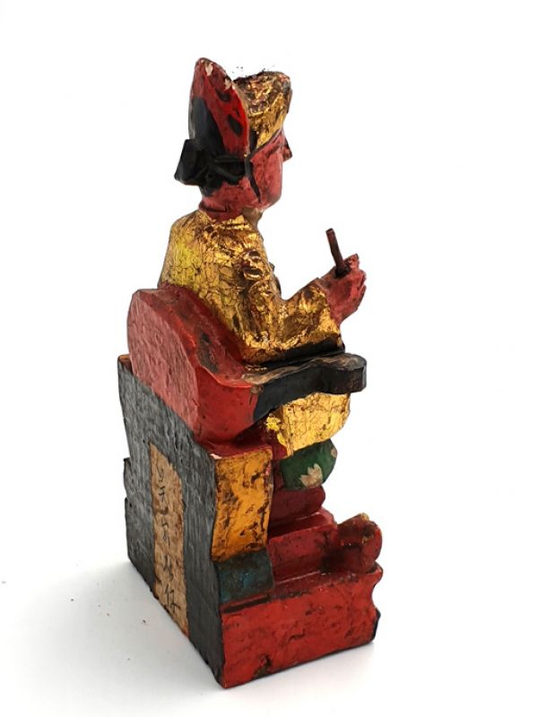 alte Reproduktion - Kleine Chinesische Votivstatue - Chinesischer Notar 3
