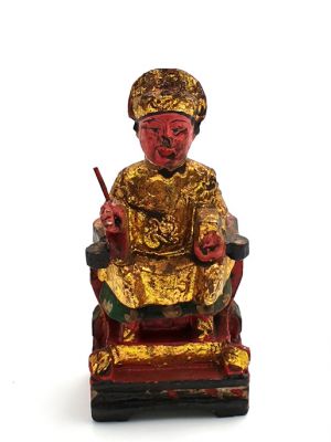 alte Reproduktion - Kleine Chinesische Votivstatue - Chinesischer Notar