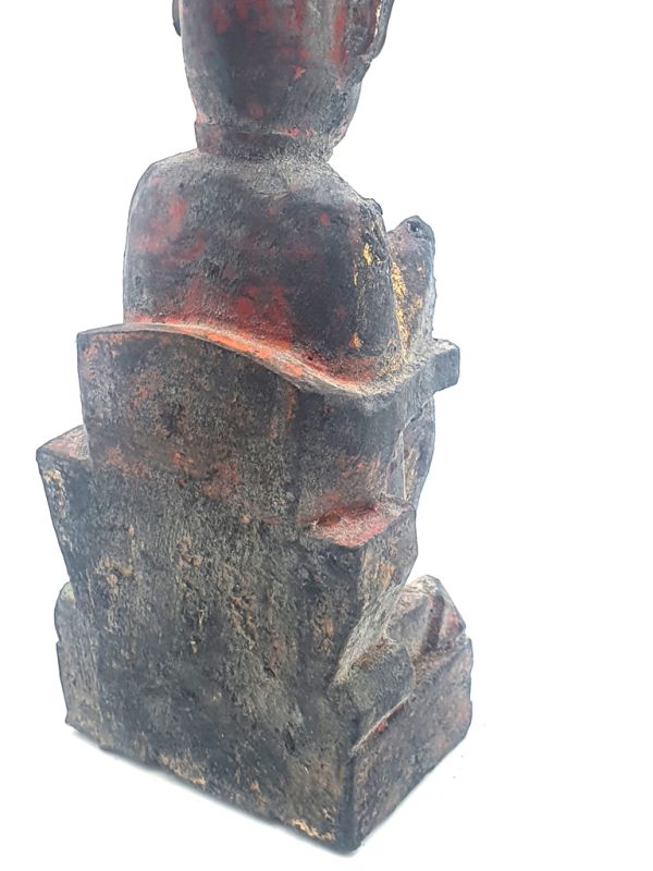 Bilder überfliegen für die vergrößerung alte Reproduktion - Kleine Chinesische Votivstatue - Der chinesische Kaiser 3