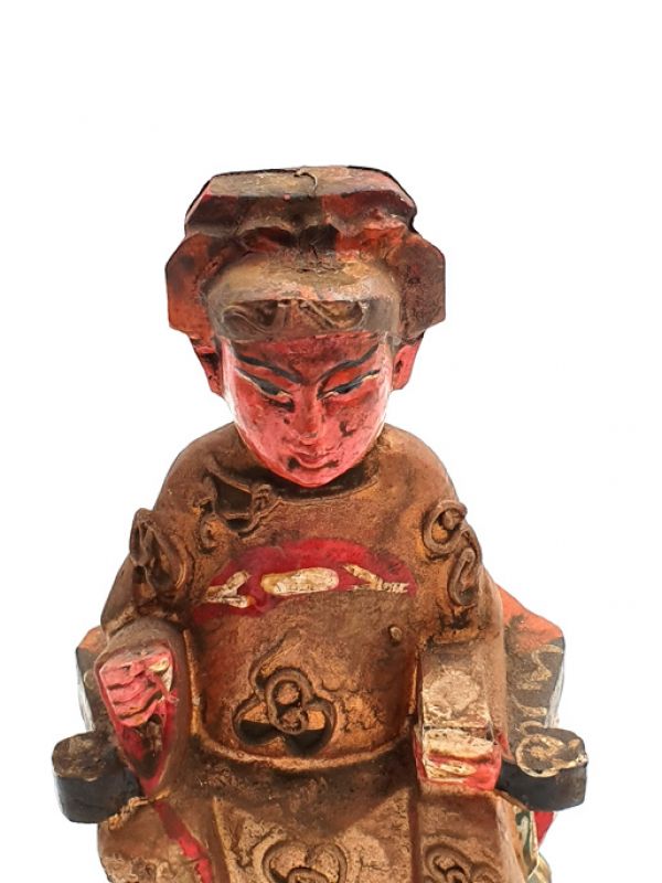 alte Reproduktion - Kleine Chinesische Votivstatue - Kaiser 2