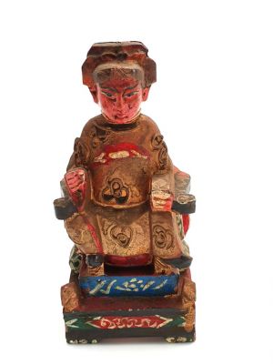 alte Reproduktion - Kleine Chinesische Votivstatue - Kaiser