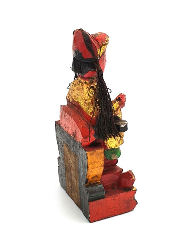 alte Reproduktion - Kleine Chinesische Votivstatue - Kaiserin 2 3
