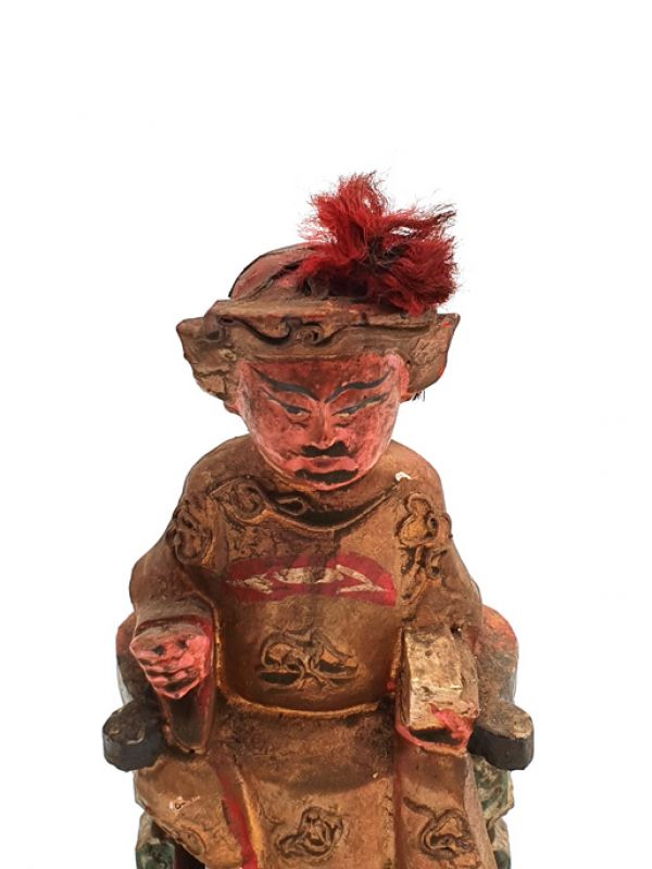 alte Reproduktion - Kleine Chinesische Votivstatue - Kaiserin 4 2