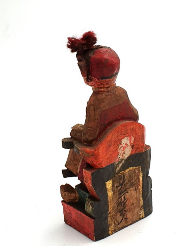 alte Reproduktion - Kleine Chinesische Votivstatue - Kaiserin 4 4