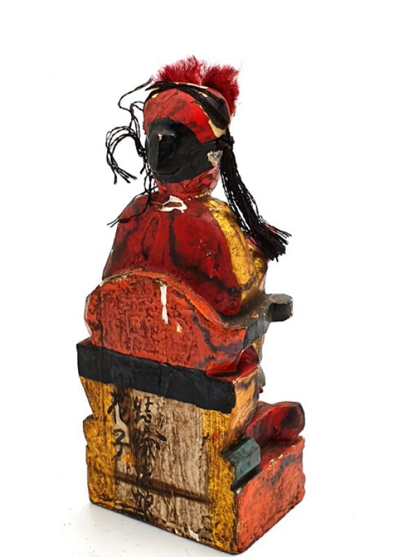 alte Reproduktion - Kleine Chinesische Votivstatue - Kaiserin 5 3