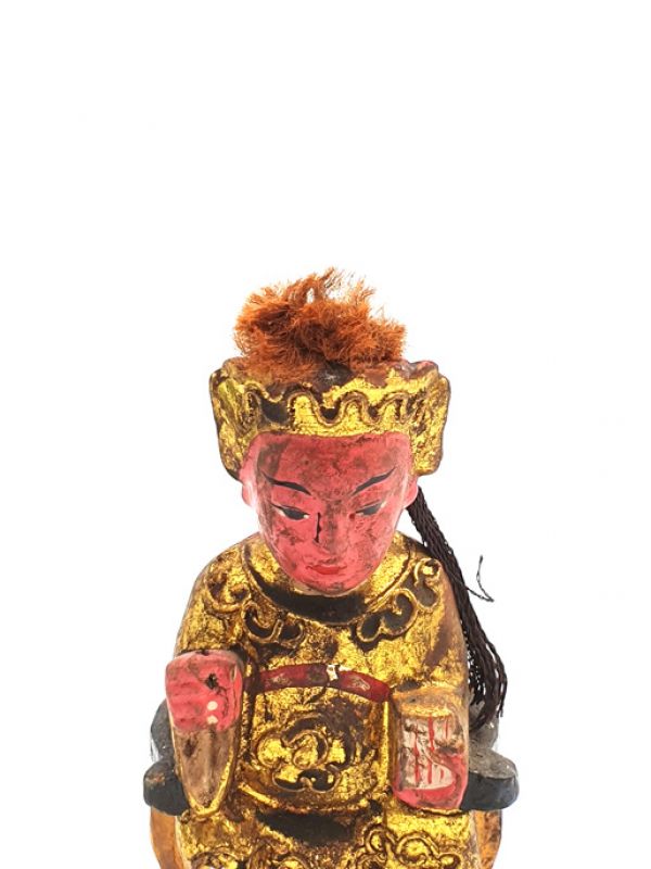alte Reproduktion - Kleine Chinesische Votivstatue - Kaiserin 2