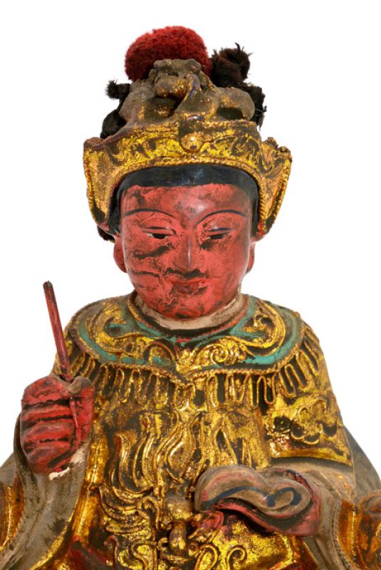 alte Reproduktion - Chinesische Votivstatue - Konkubine 2