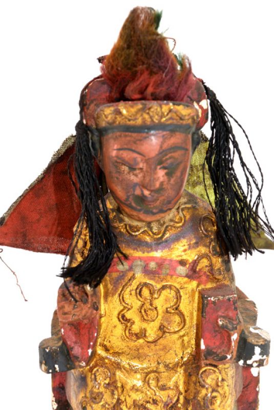 alte Reproduktion - Kleine Chinesische Votivstatue - Militär 2