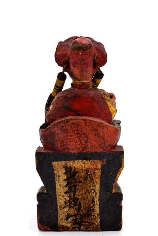 alte Reproduktion - Kleine Chinesische Votivstatue - Reiche Chinesen 5