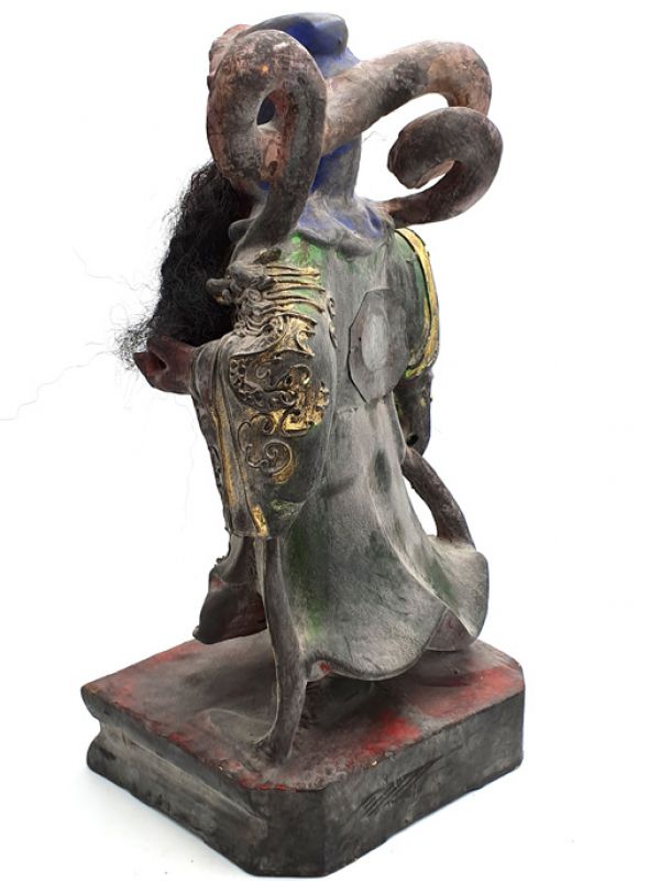 alte Reproduktion - Sehr Große Chinesische Votivstatue - Gott der Literaten - Wenchangdijun 4