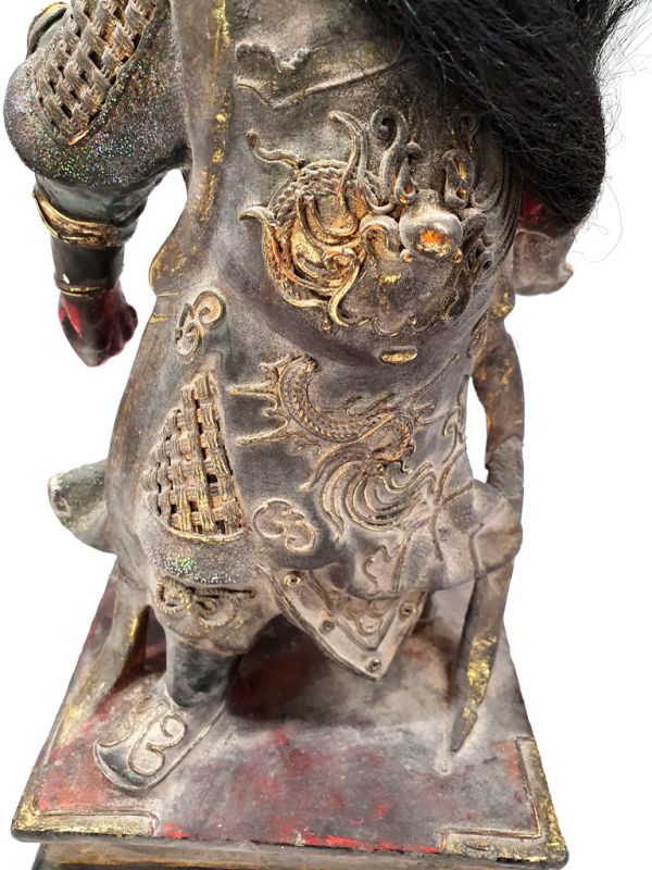 alte Reproduktion - Sehr Große Chinesische Votivstatue -3