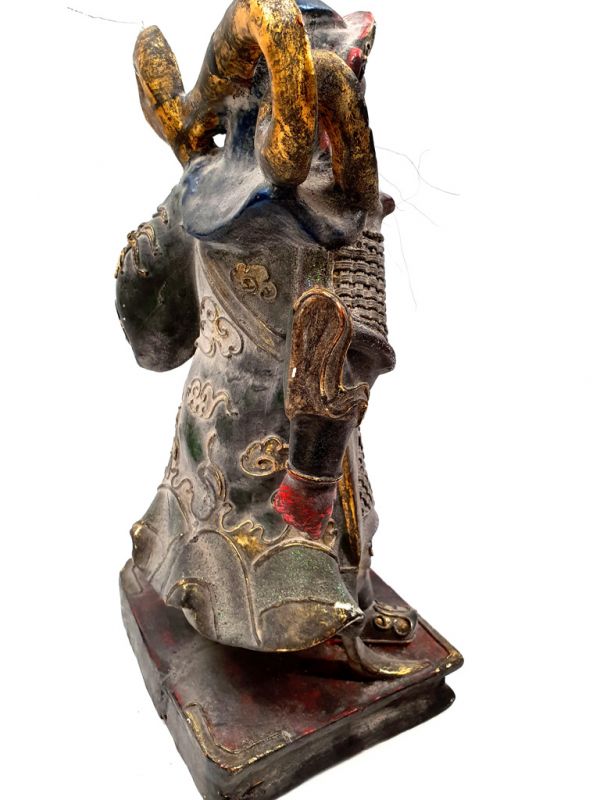 alte Reproduktion - Sehr Große Chinesische Votivstatue -4