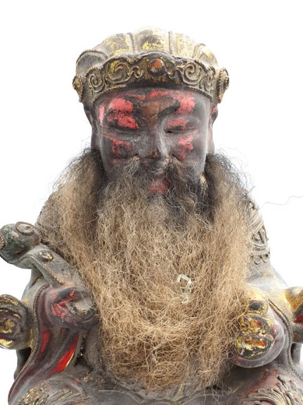 alte Reproduktion - Sehr Große Chinesische Votivstatue - Ahnenkult 2