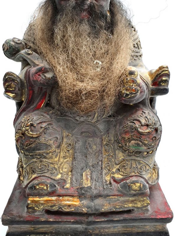 alte Reproduktion - Sehr Große Chinesische Votivstatue - Ahnenkult 3