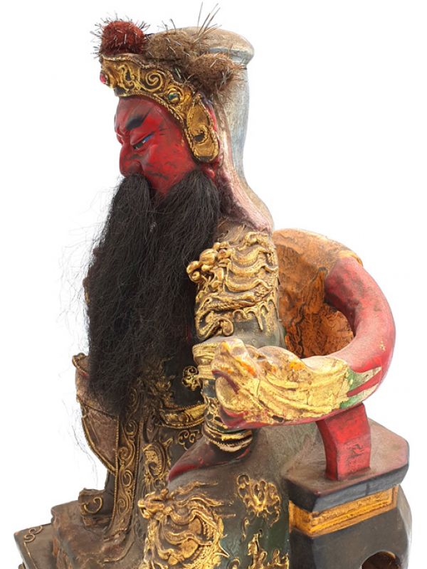 alte Reproduktion - Sehr Große Chinesische Votivstatue 5