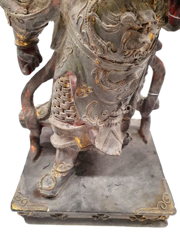alte Reproduktion - Sehr Große Chinesische Votivstatue - Gott der Prüfungen - Wenchangdijun 3