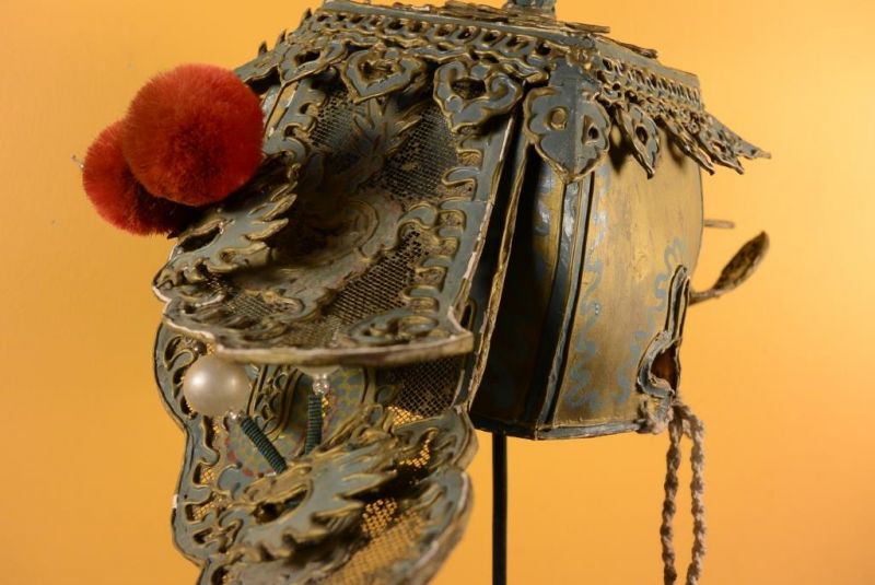 Alter chinesischer Theatre Kappe 6 5