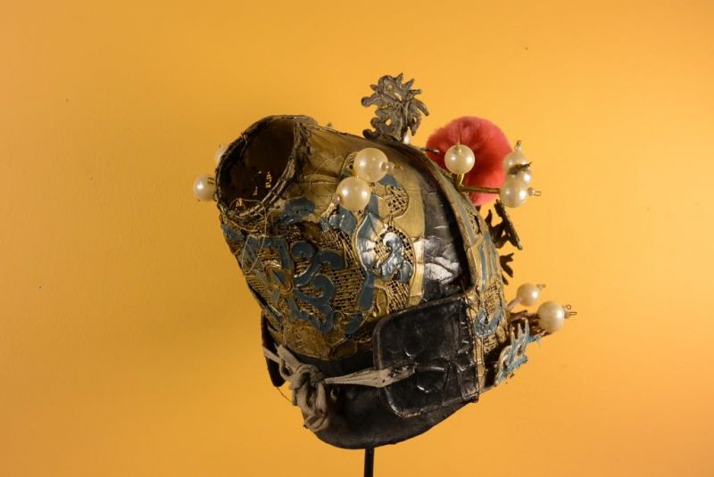 Alter chinesischer Theatre Kappe alt Mädchen 4