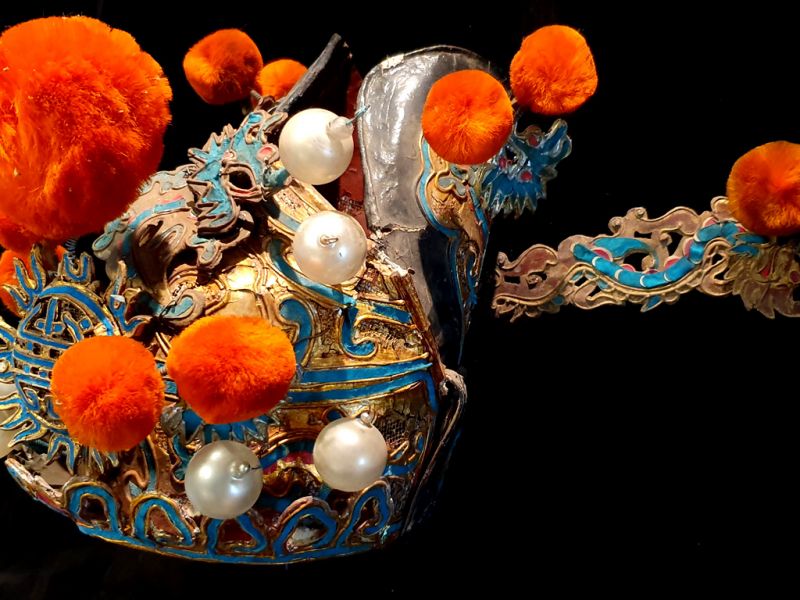 Alter chinesischer Theatre Kappe Chinesische Oper 4
