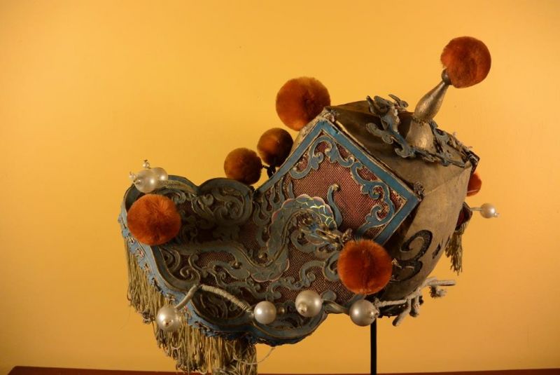 Alter chinesischer Theatre Kappe - Chinesische Würdenträger 5