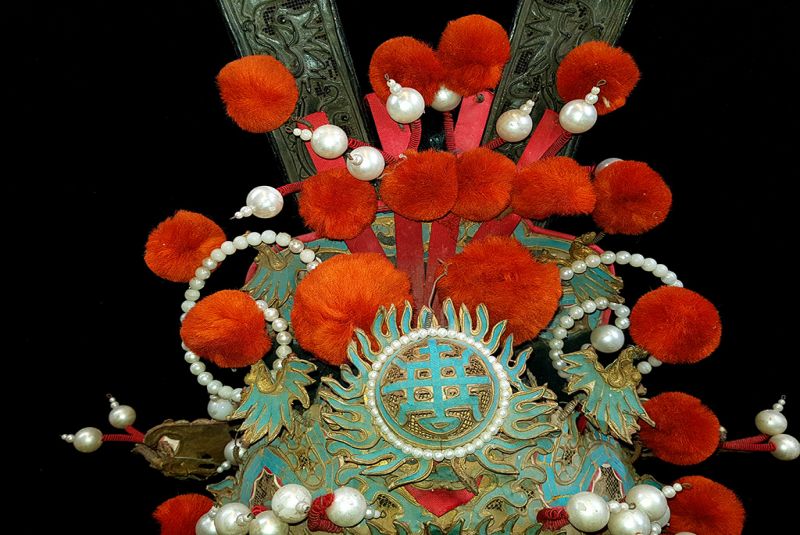 Alter chinesischer Theatre Kappe Der koch 2