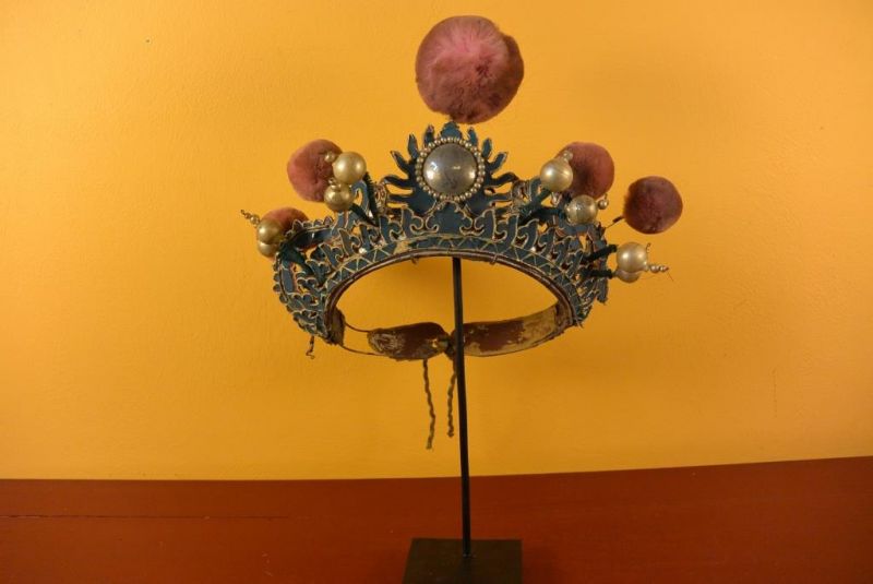 Alter chinesischer Theatre Kappe Diadem 2
