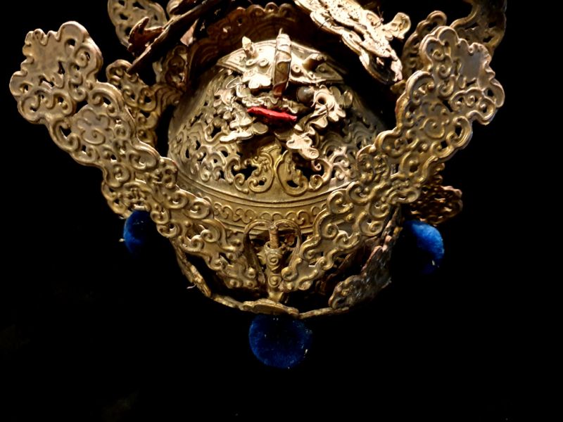 Alter chinesischer Theatre Kappe - Feuerwehrhelm 2 2