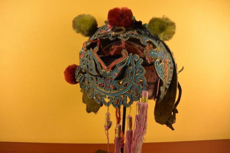 Alter chinesischer Theatre Kappe Große Phönix 4