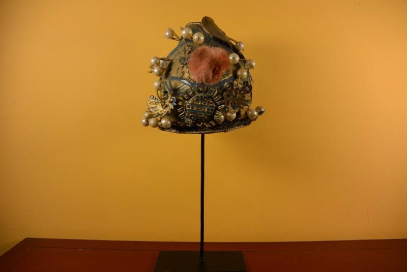 Alter chinesischer Theatre Kappe - Helm 2 2