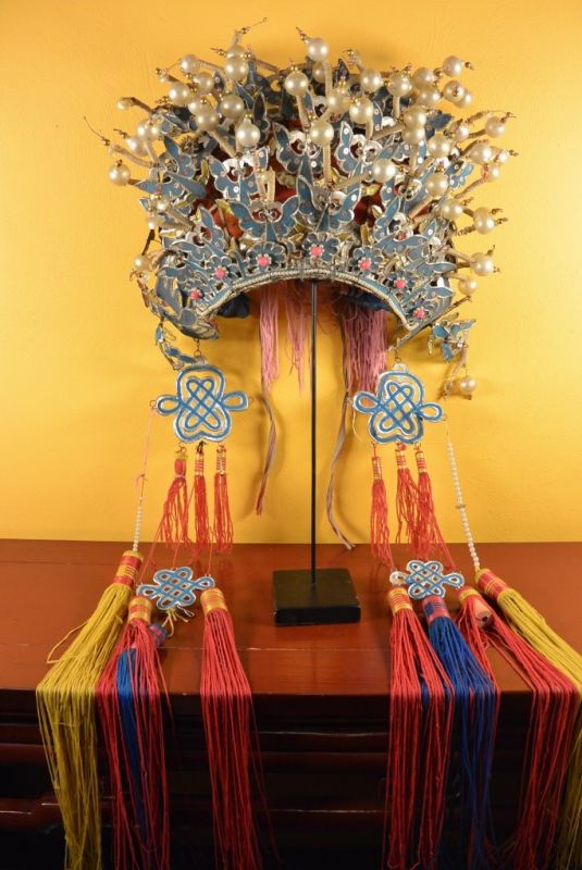 Alter chinesischer Theatre Kappe Kaiser 2