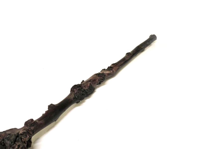 Alter Dekorativer Pinsel aus geschnitztem Kirschholz - 71cm 3
