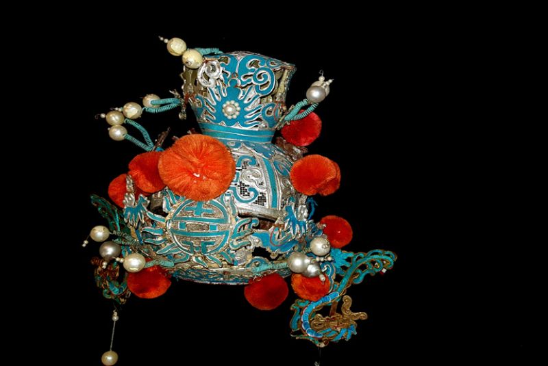 Alter Kappe - Chinesisches Theater - Kämpfer Kappe 2 4