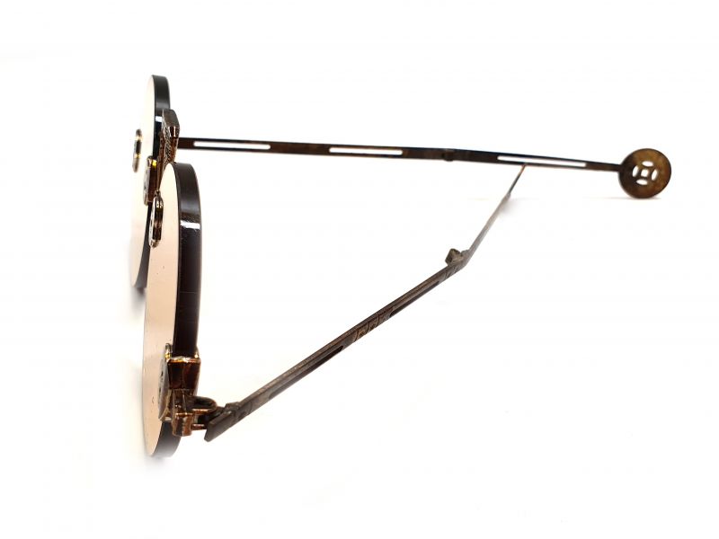 Altes Paar chinesische Brille - 70 Jahre - Rauchglas 3