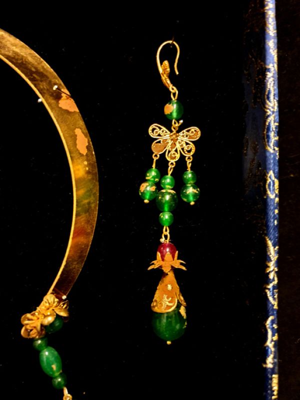 Altes Theaterjuwel - Kaiser und Kaiserin - Verde (jade), dorado... 4