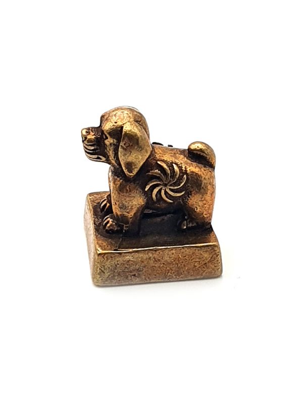 Amulet Talisman - Tibet - chinese seal - dog 1