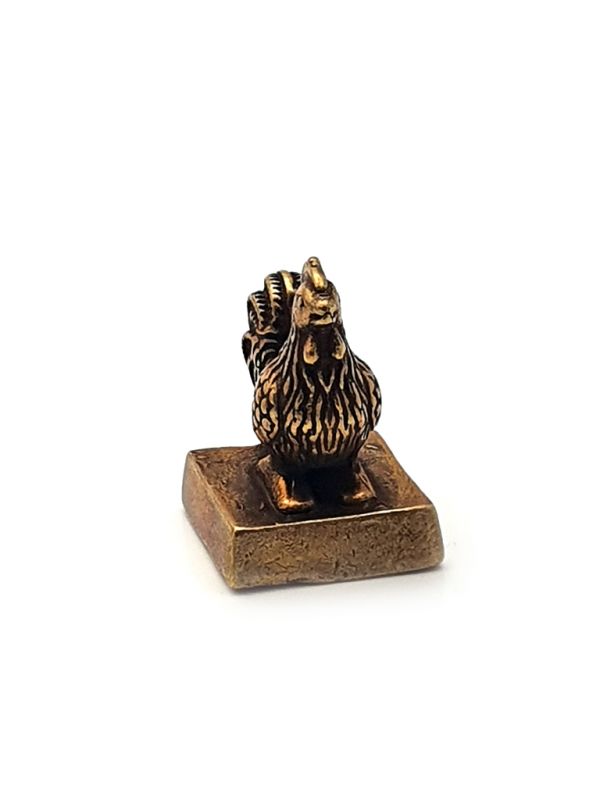 Amulett Talisman - Chinesisches Siegel - Hahn 2