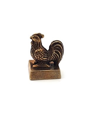 Amulett Talisman - Chinesisches Siegel - Hahn