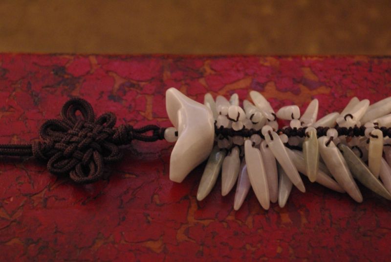 Amulette Feng Shui Piments en Jade 2