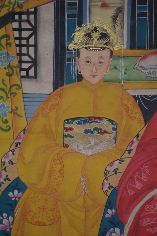 Ancestros Chinos sobre 2 Personas Dinastía Qing 3