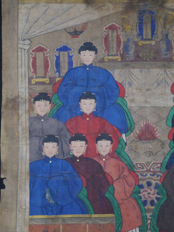 Ancianos Ancestros Chinos Dinastía Qing - Dignatarios de la dinastía Qing 3