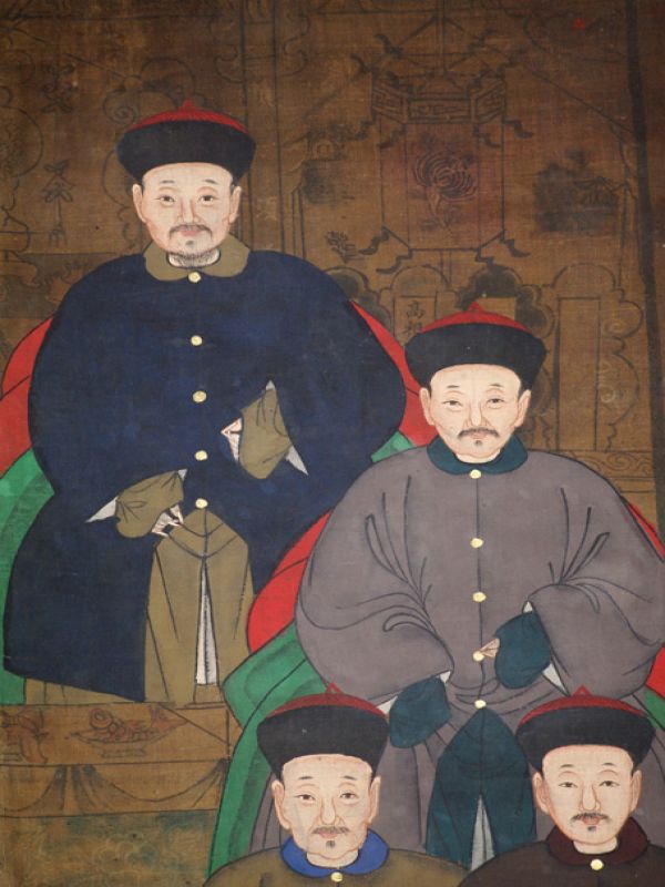 Ancianos Ancestros Chinos Dinastía Qing 4