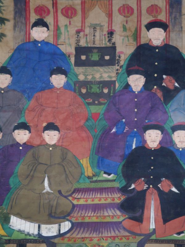 Ancianos Ancestros Chinos Dinastía Qing - Familia de china 2