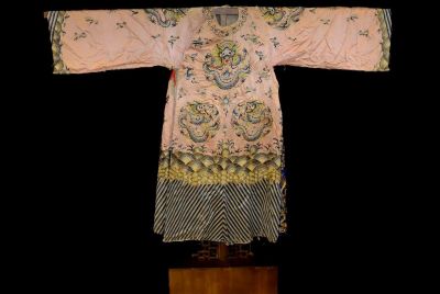 Ancien Costume de Théâtre Chinois Rose clair Ancien Costume de Théâtre Chinois Rose clair