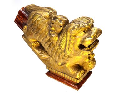 Ancien Lion gardien chinois Famille Ancien Lion gardien chinois Famille