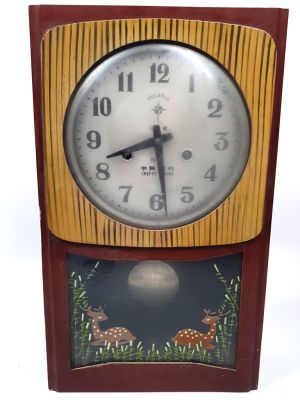Ancienne horloge chinoise - Pendule de Chine - Polaris - Faon