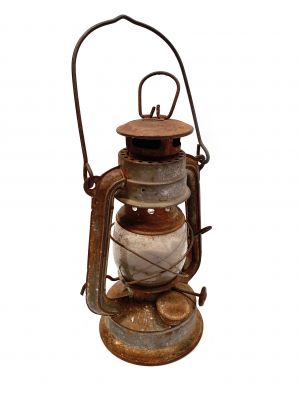 Ancienne lampe de mineur chinois